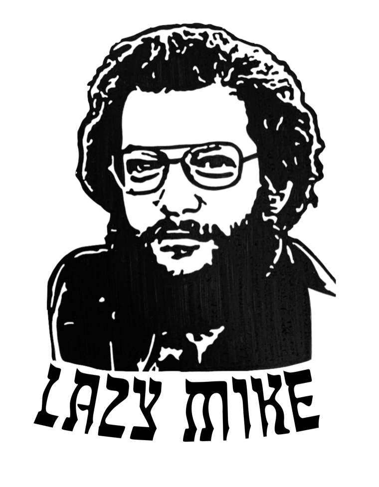 Lazy Mike's portrait logo